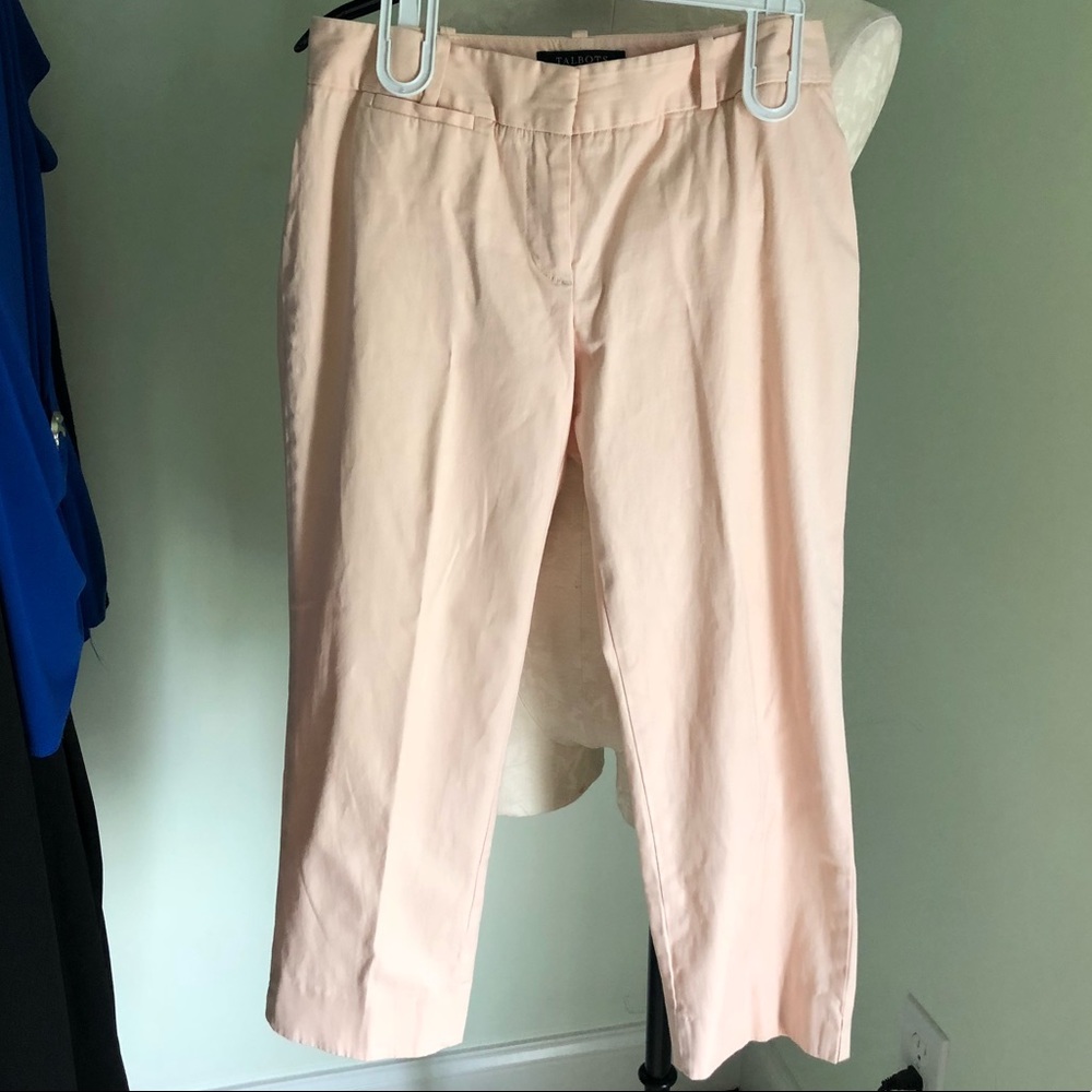 Talbots Women’s Pink-Peach Petite Pants